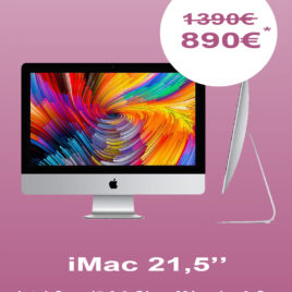 iMac 21,5″ Slim – Intel Core i5 2,7 GHz – HDD 1 To –  8 Go