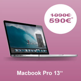 MacBook Pro 13″ (Mi-2012) – Core i5 2,5 GHz – 480 Go SSD – RAM 4 Go