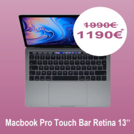 MacBook Pro Touch Bar 13″ Retina (Mi-2017) – Core i5 3,1 GHz – SSD 256 Go – 8 Go AZERTY – Français